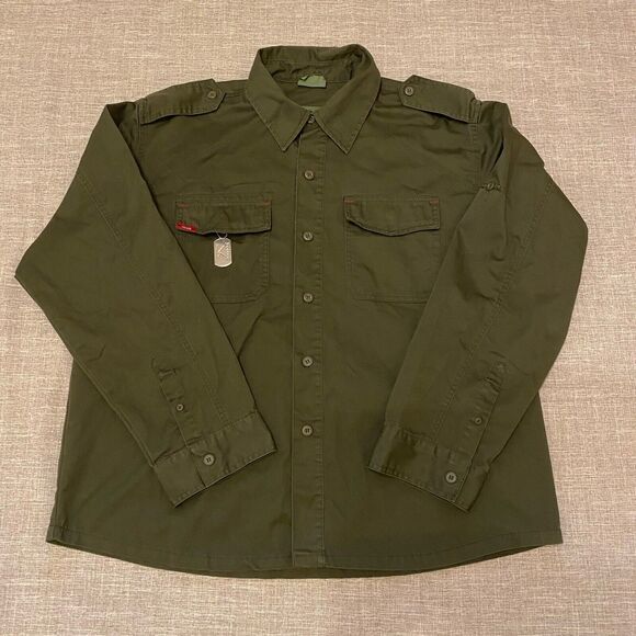 Rothco MW4 2200 Shirt Mens Large Olive Tactical Outdoor  Military Army - Picture 1 of 14